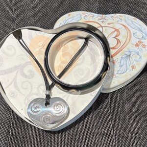 Brighton Black and Silver Jewelry Set